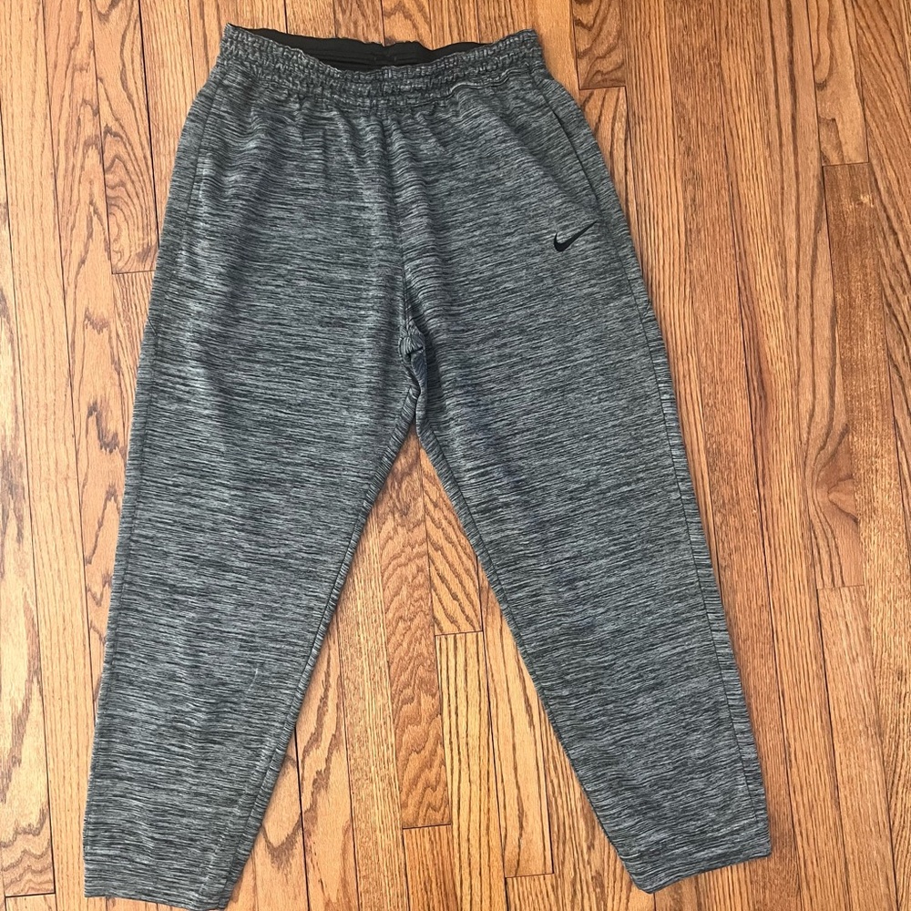 Nike Men’s Dri-Fit Sweatpants XL, Heather Gray Jogger/Track Pants